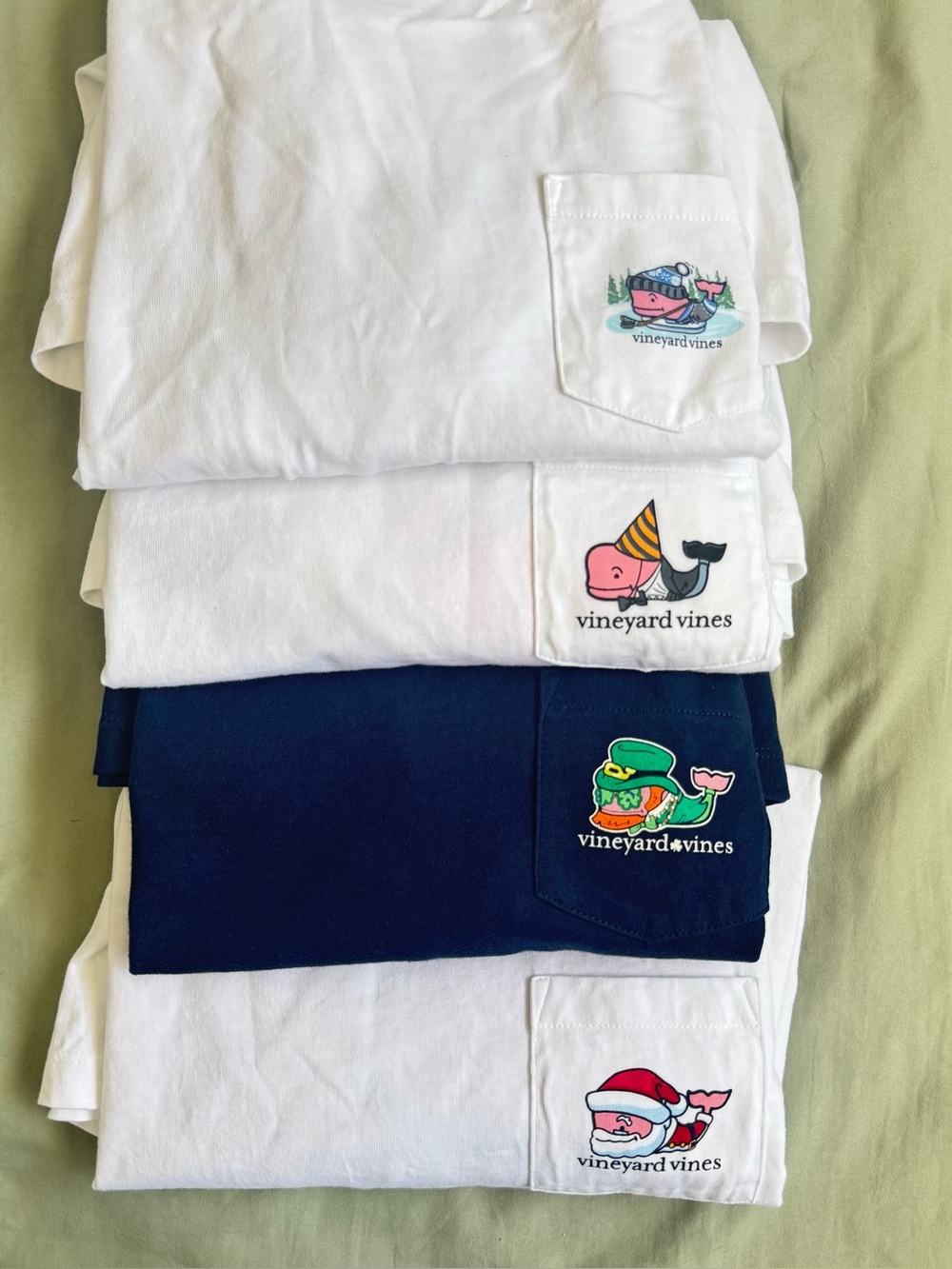 Vineyard Vines Pocket T-Shirts Bundle Holidays